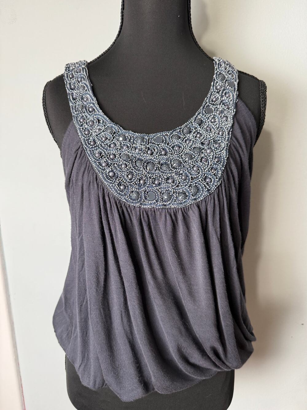Vintage Early 2000's Cami Beaded Embellished Coquette Fairycore Whimsy